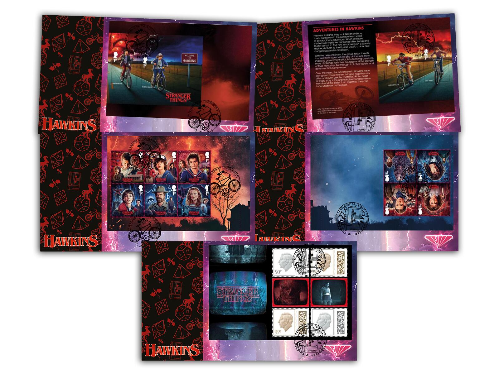 Stranger Things PSB Set of Five | Bukcingham postmarks