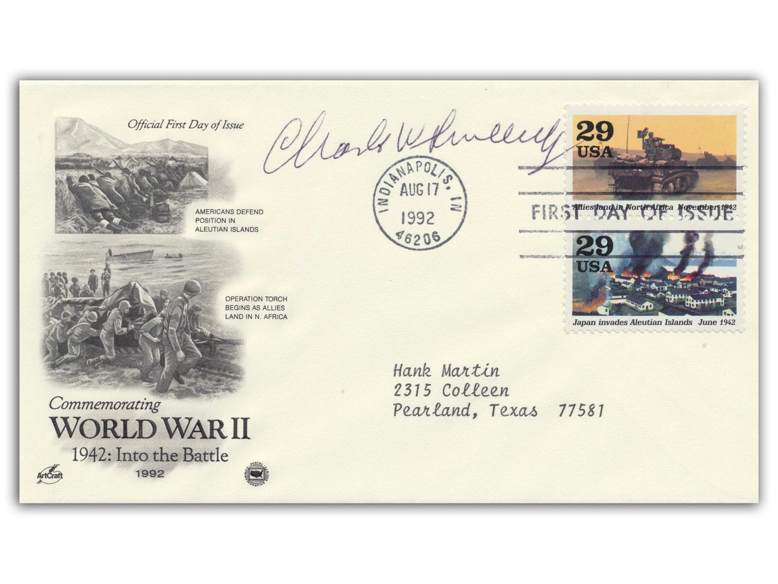 Charles Sweeney Autograph | Atomic Bomb Pilot