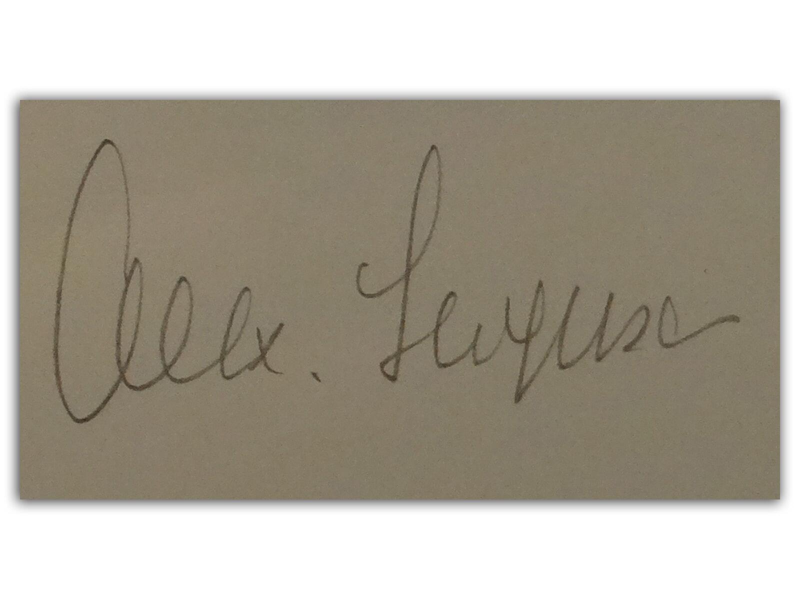 Alex Ferguson Autograph | Framed Collectable