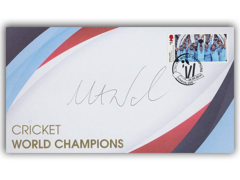 2019 Cricket World Cup, signed Mark Wood