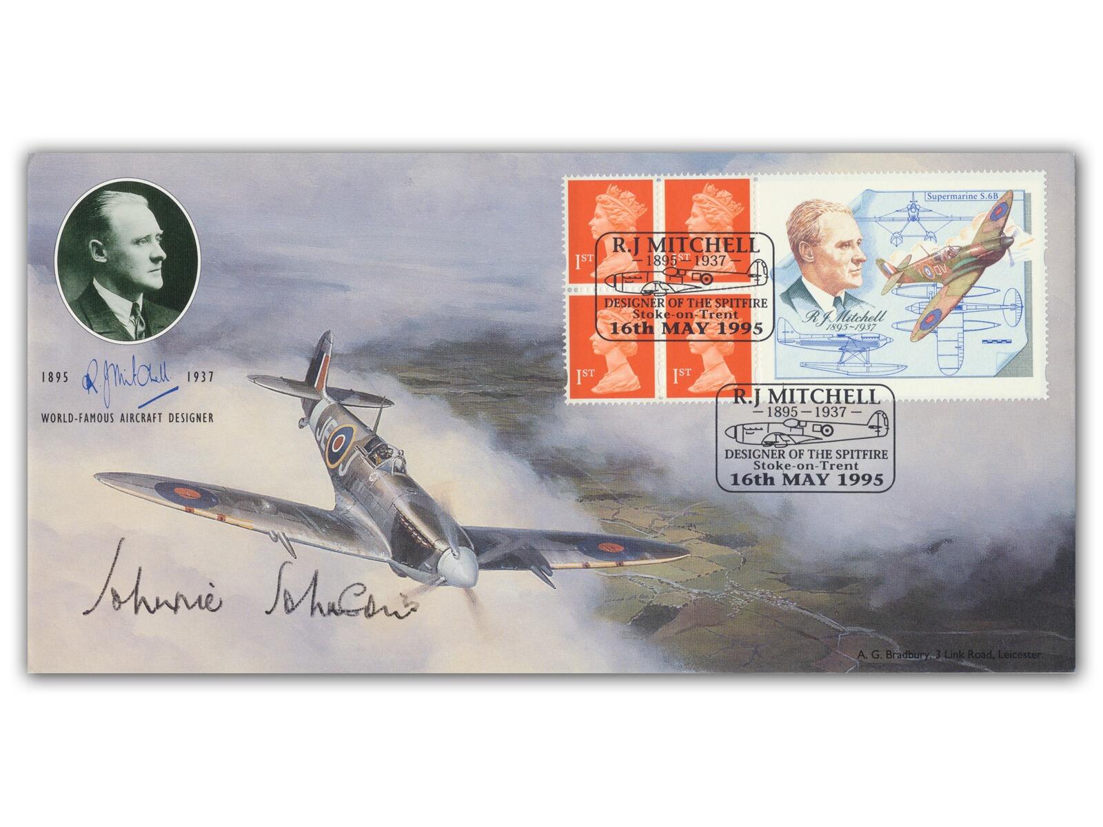 Johnnie Johnson Autograph | 1995 R.J. Mitchell Centenary