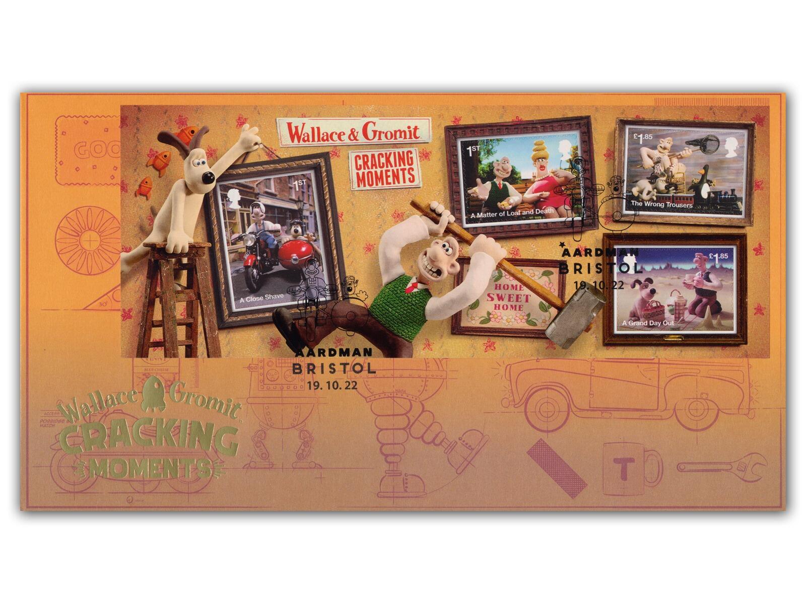Aardman Wallace & Gromit Miniature Sheet