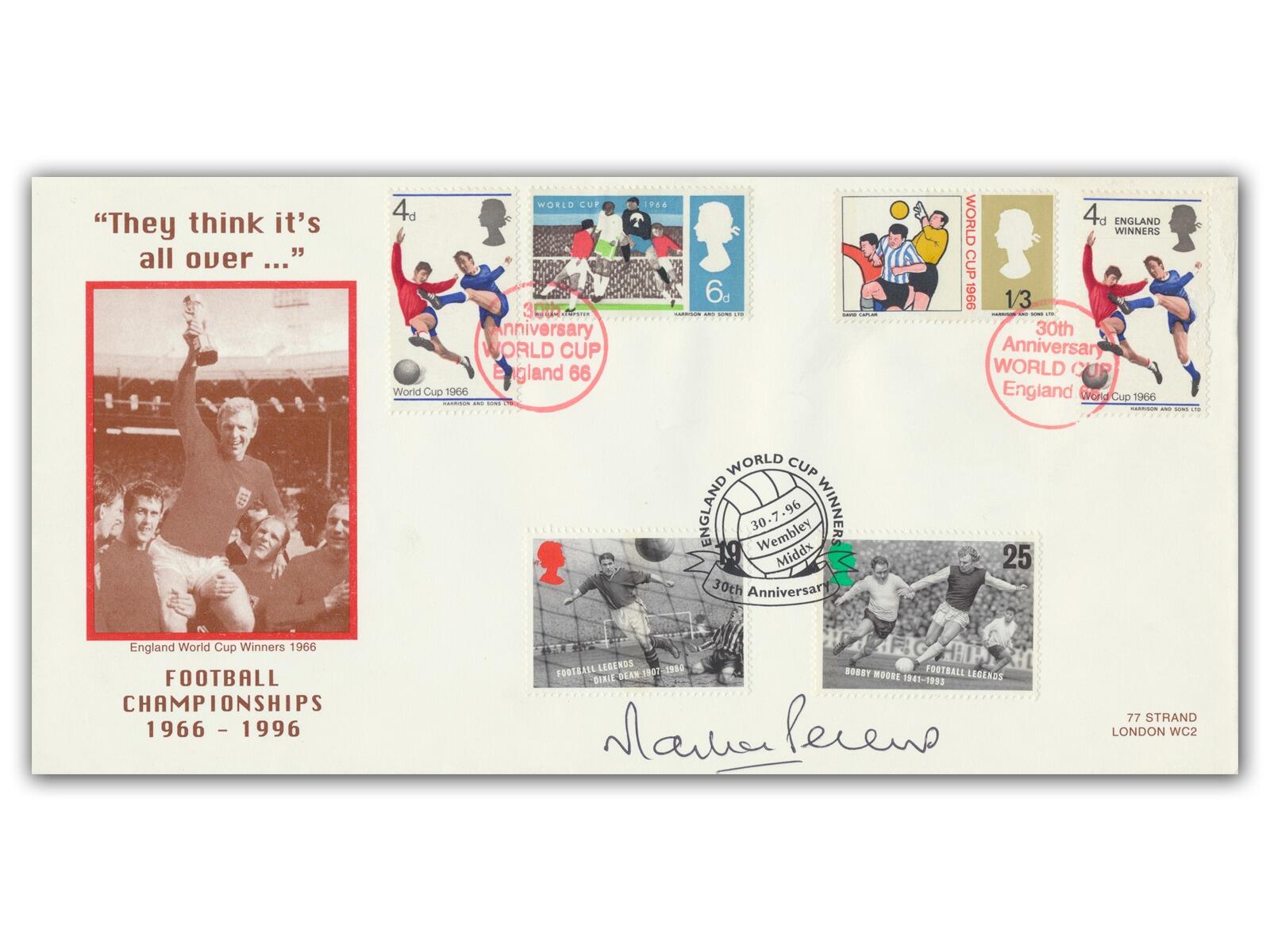 Martin Peters Autograph | 1966 30th Anniversary