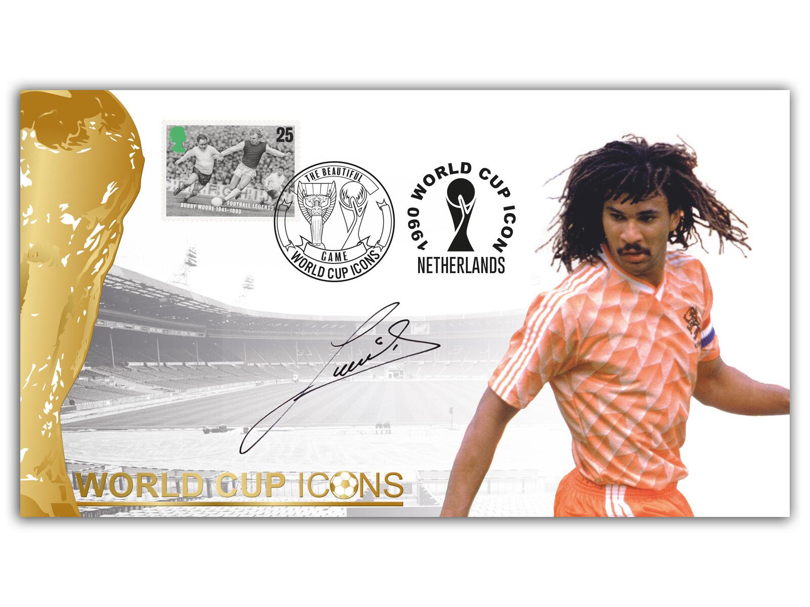 Ruud Gullit Signed + COA | World Cup Icons