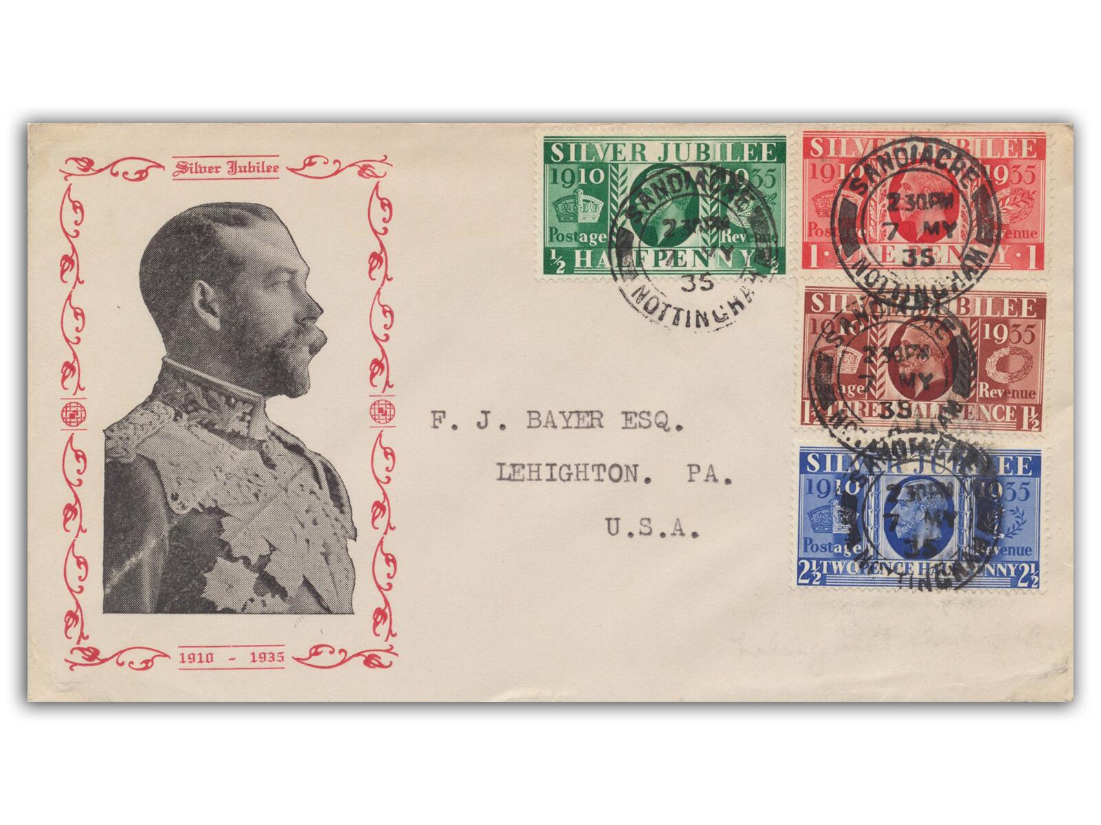 1935 Silver Jubilee, Nottingham CDS