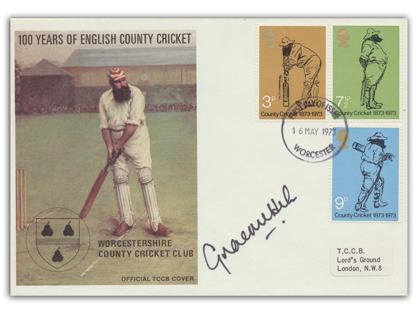 Graeme Hick signed 1973 Cricket