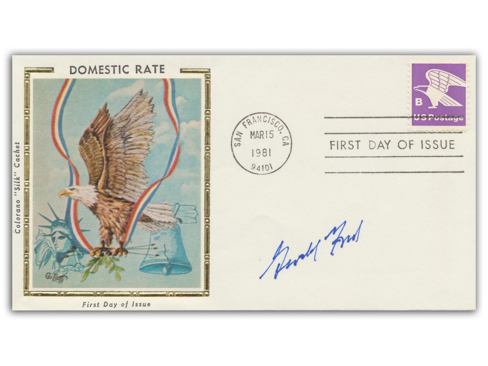 Gerald Ford signed 1981
