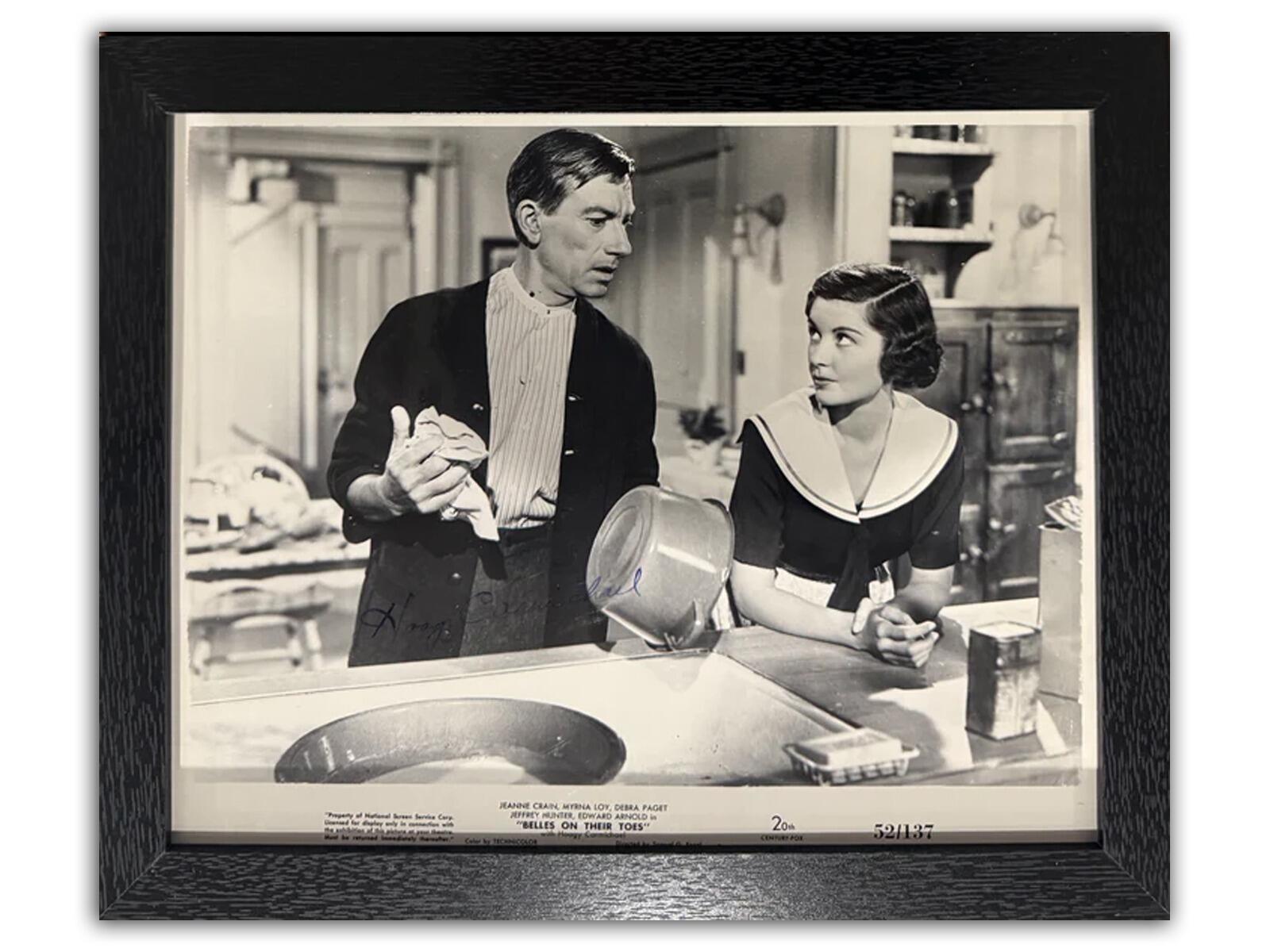 Hoagy Carmichael Autograph | Framed Collectible
