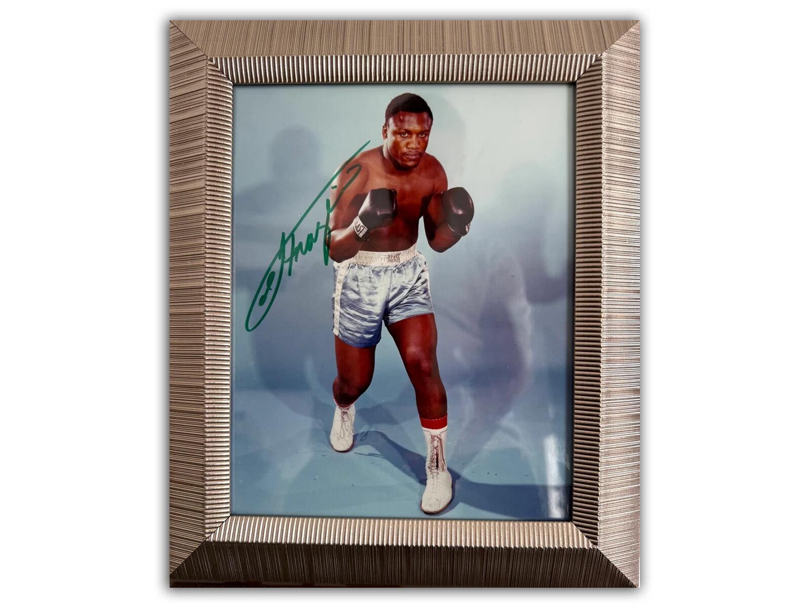 Joe Frazier Autograph | Framed Collectable