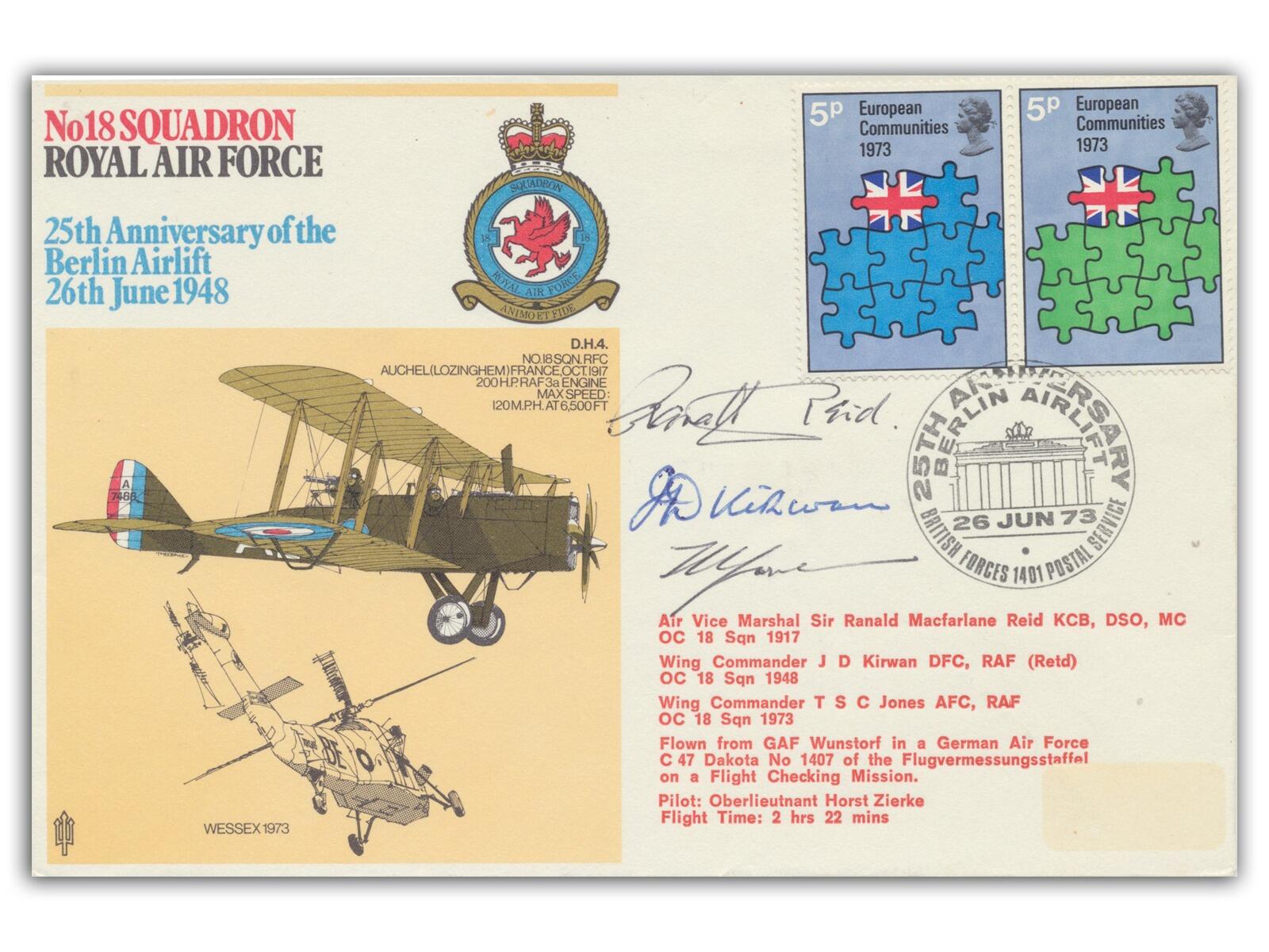 Ranald MacFarlane Autograph | WWI Flying Ace
