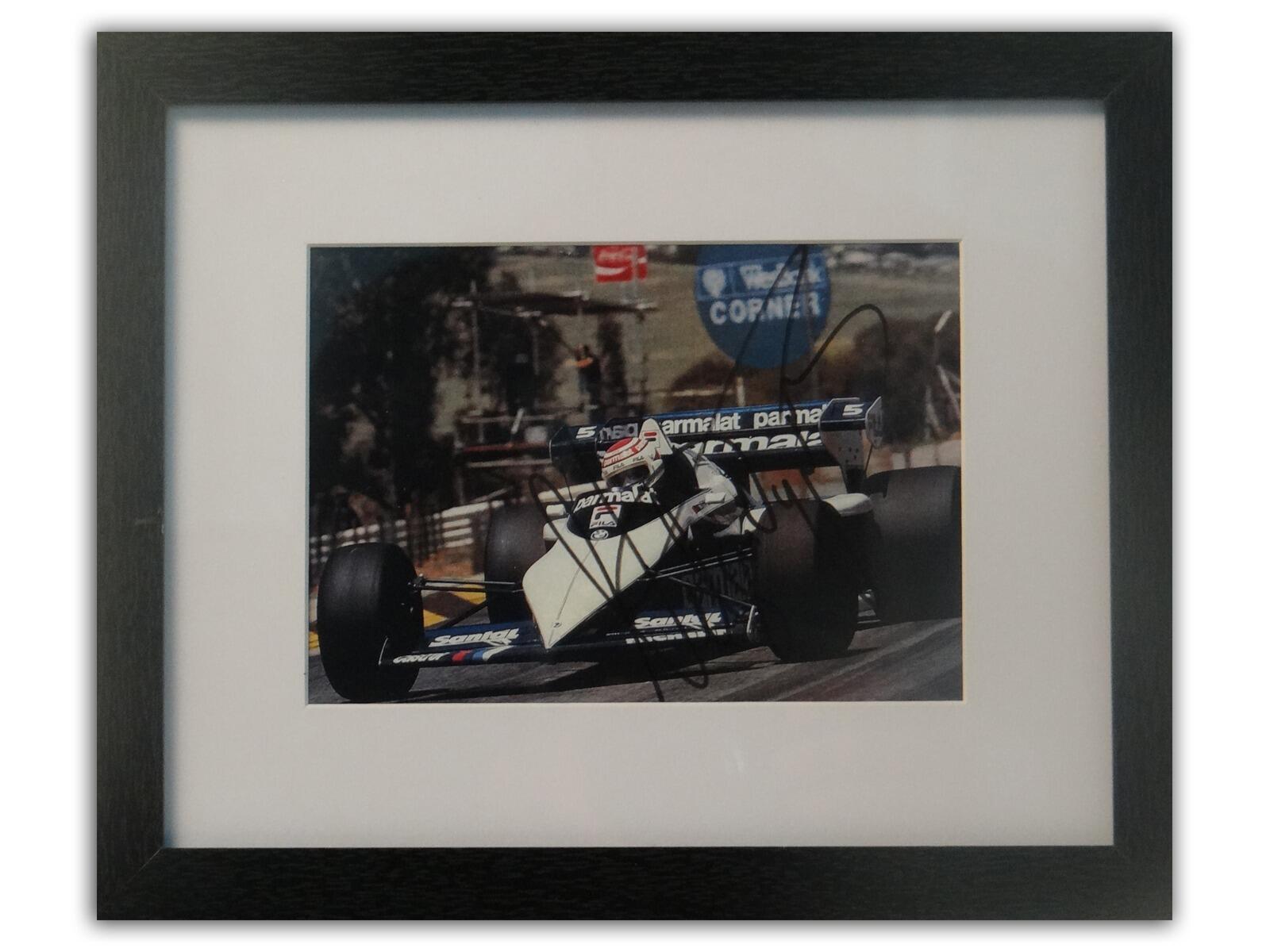 Ricardo Patrese Autograph | Framed Collectible