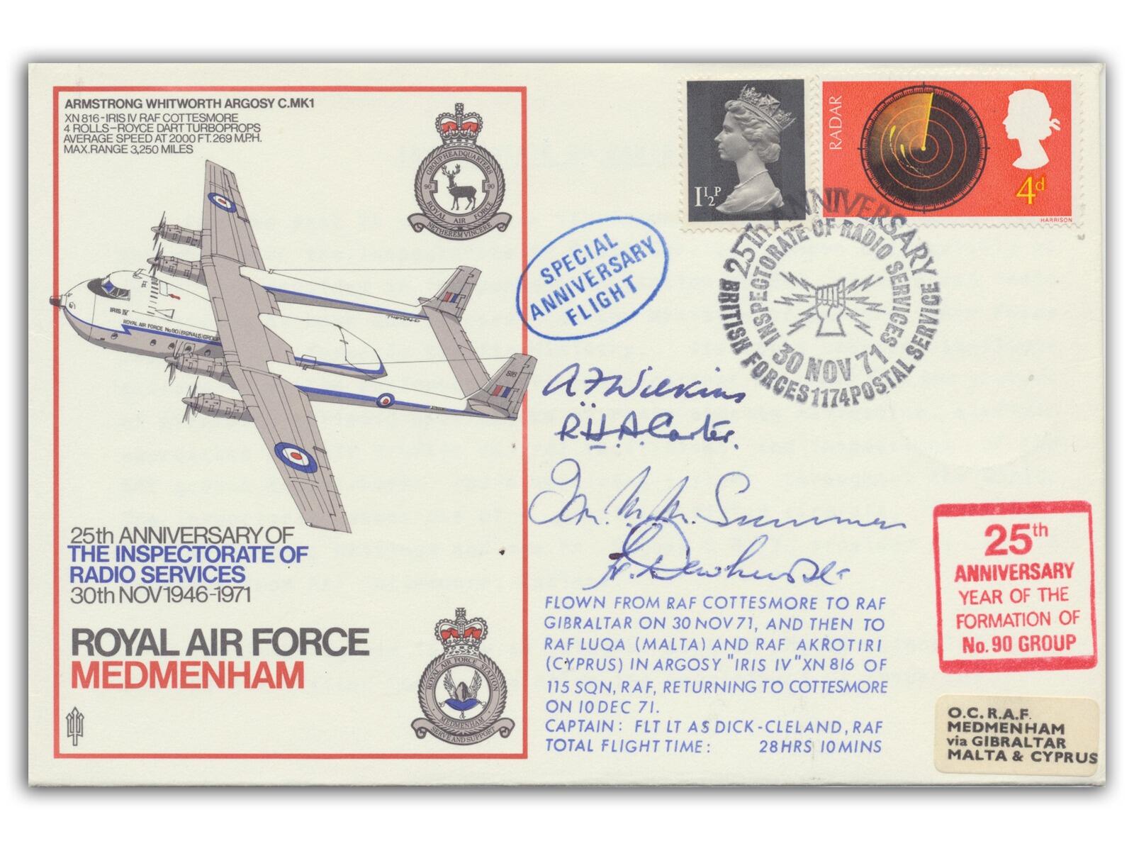Arnold Wilkins Autograph | RADAR Pioneer