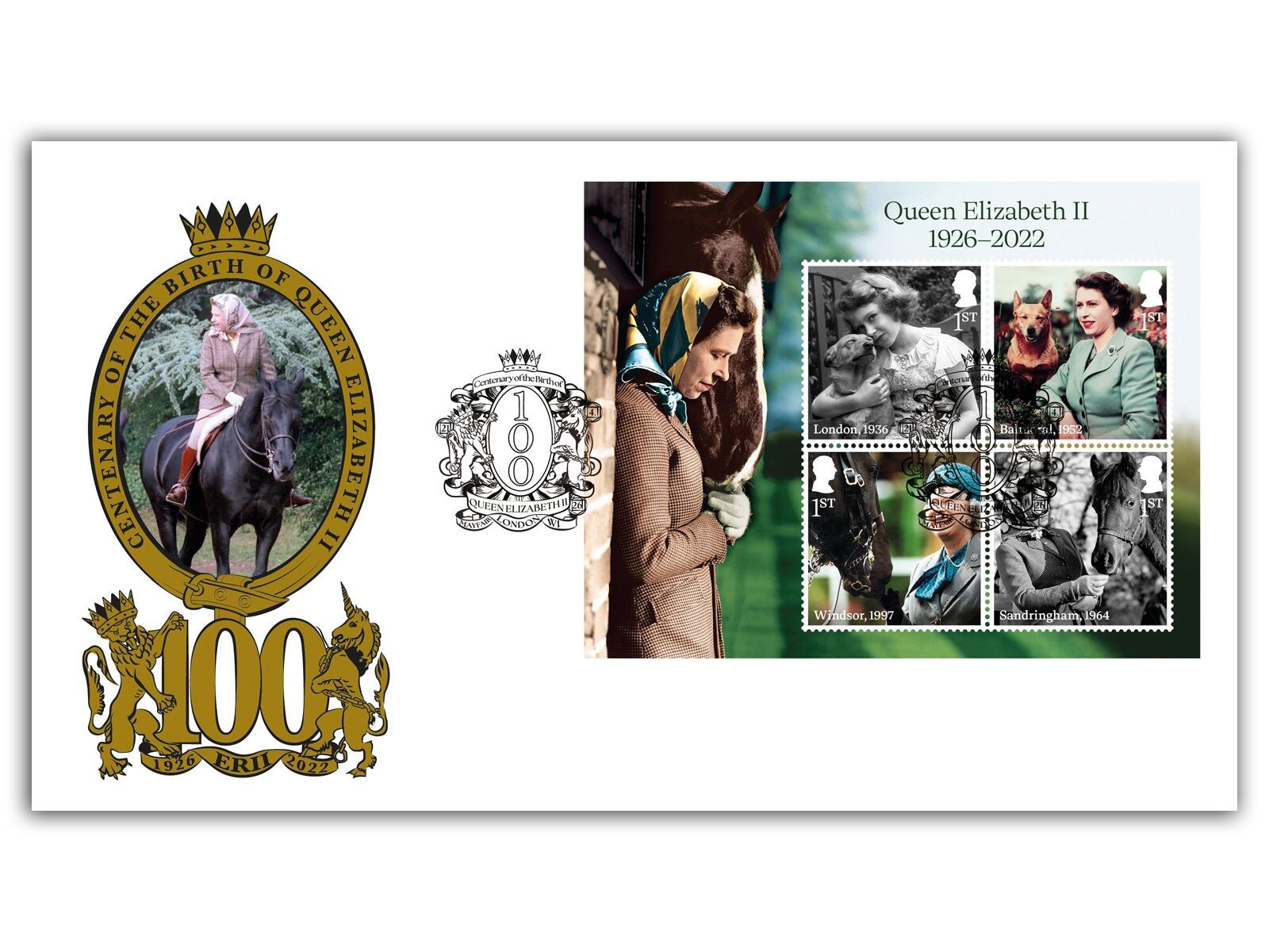 Queen Elizabeth II Centenary | Stamps Collectible | Horses & Corgis