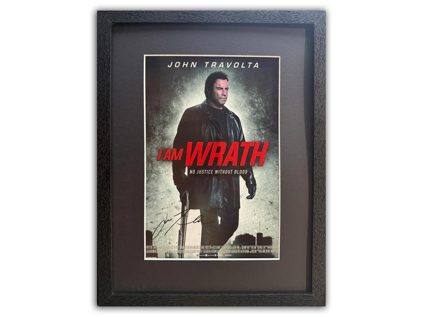 John Travolta Autograph | Framed Collectible