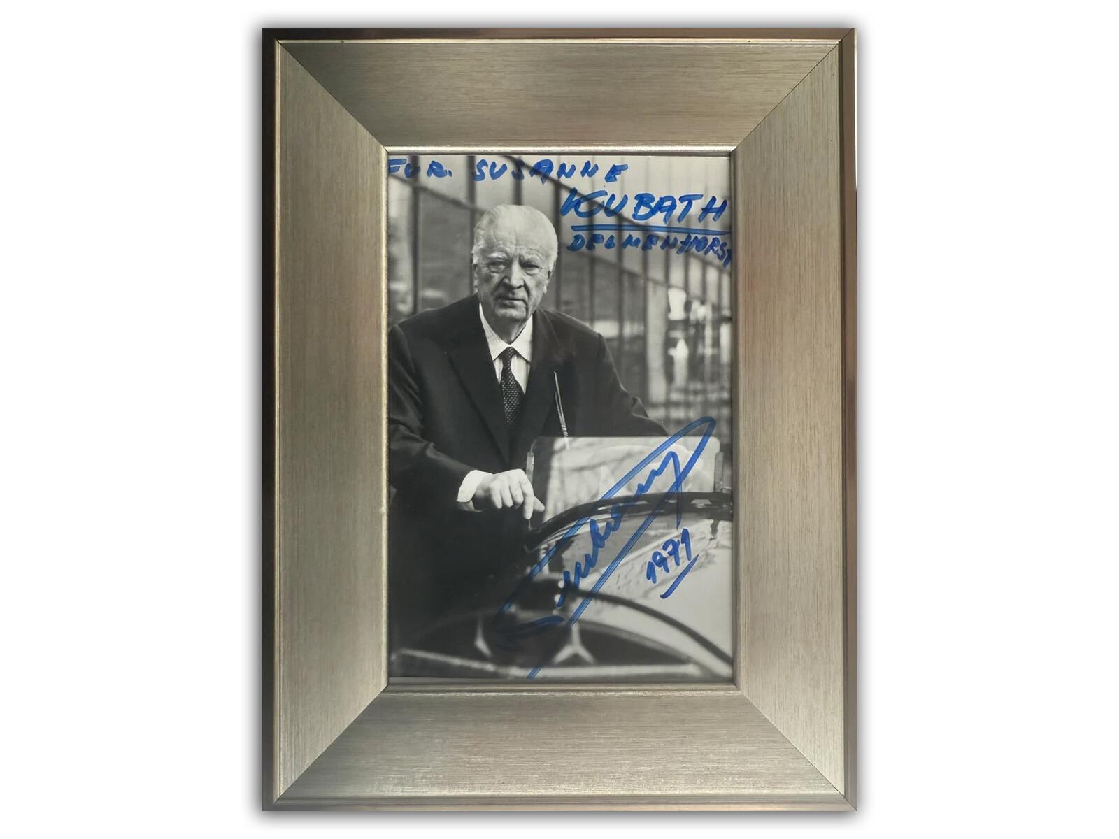 Alfred Neubauer Autograph | Framed Collectable