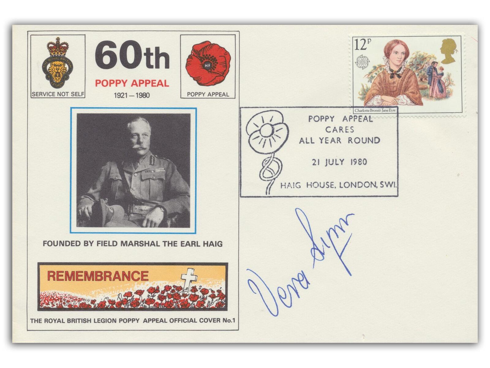 Vera Lynn Autograph | 1980 British Legion