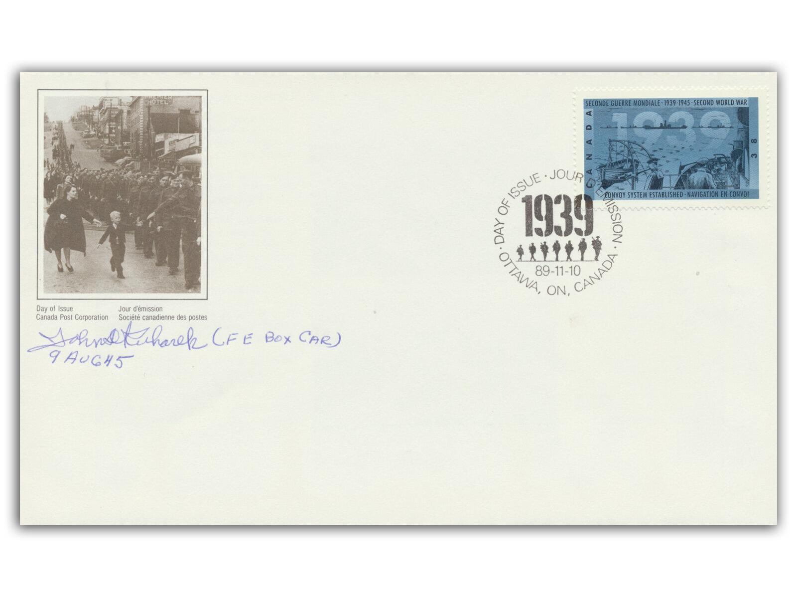 John Kuharek Autograph | Atomic Bomb Crew