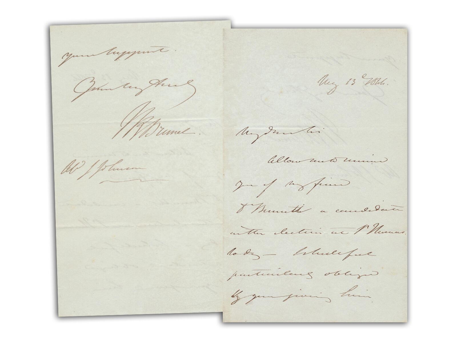 Isambard Kingdom Brunel Autograph | Industrial Revolution Engineer
