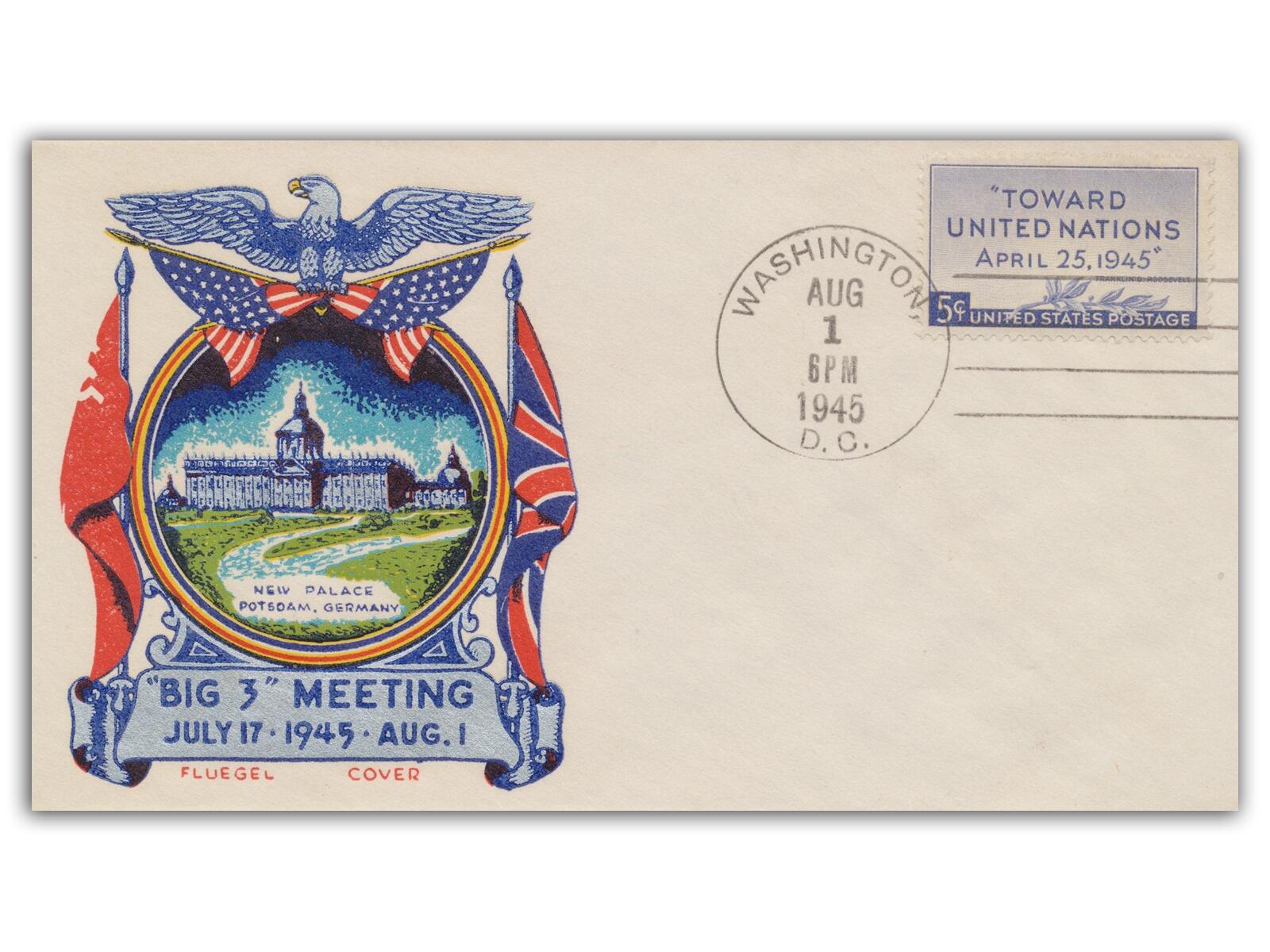 1945 Potsdam Conference - WWII Fluegel Cover