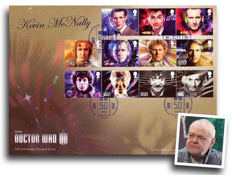 Royal Mail Doctor Who 50th | Signed Kevin McNally 'Professor Jericho'