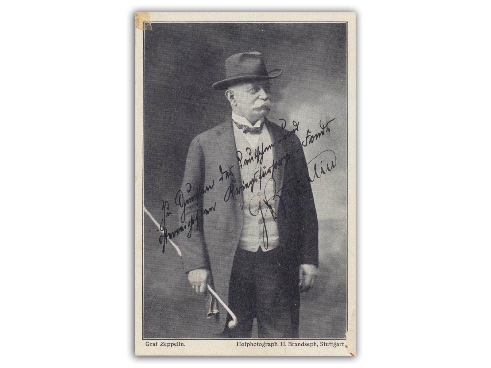 Ferdinand von Zeppelin Autograph | Zeppelin Pioneer