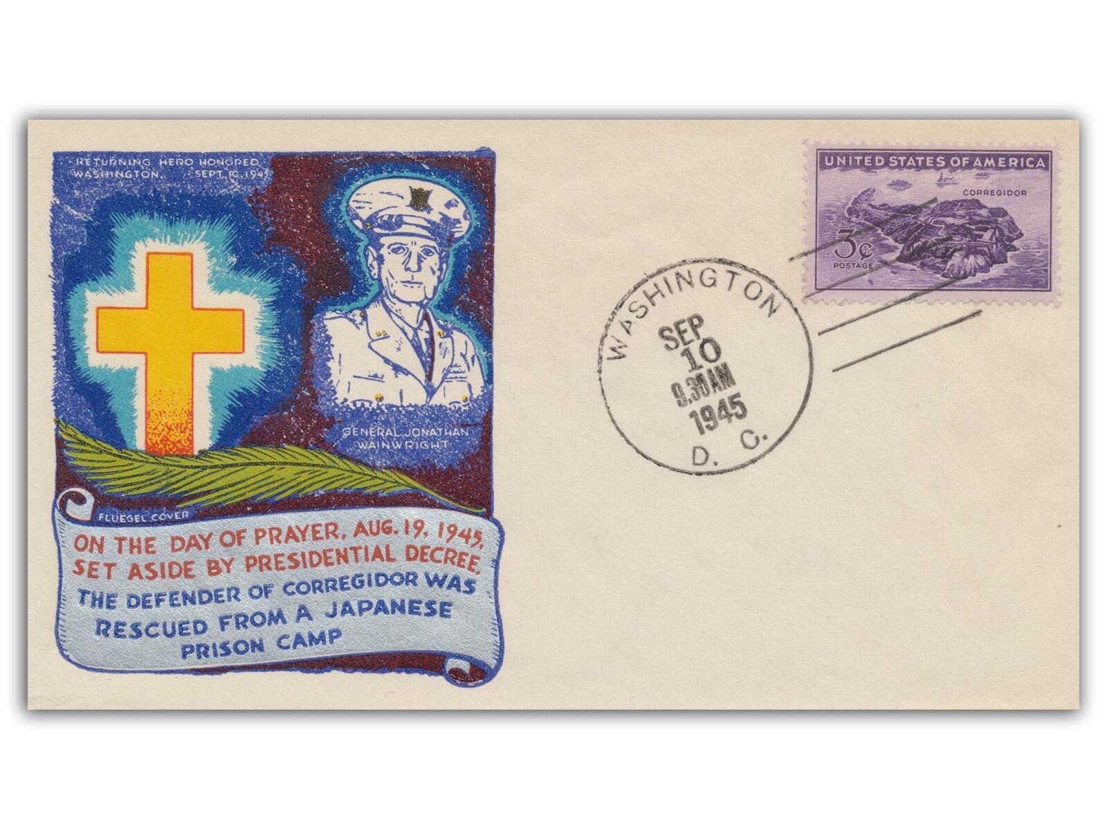 1945 General Wainright - WWII Fluegel Cover