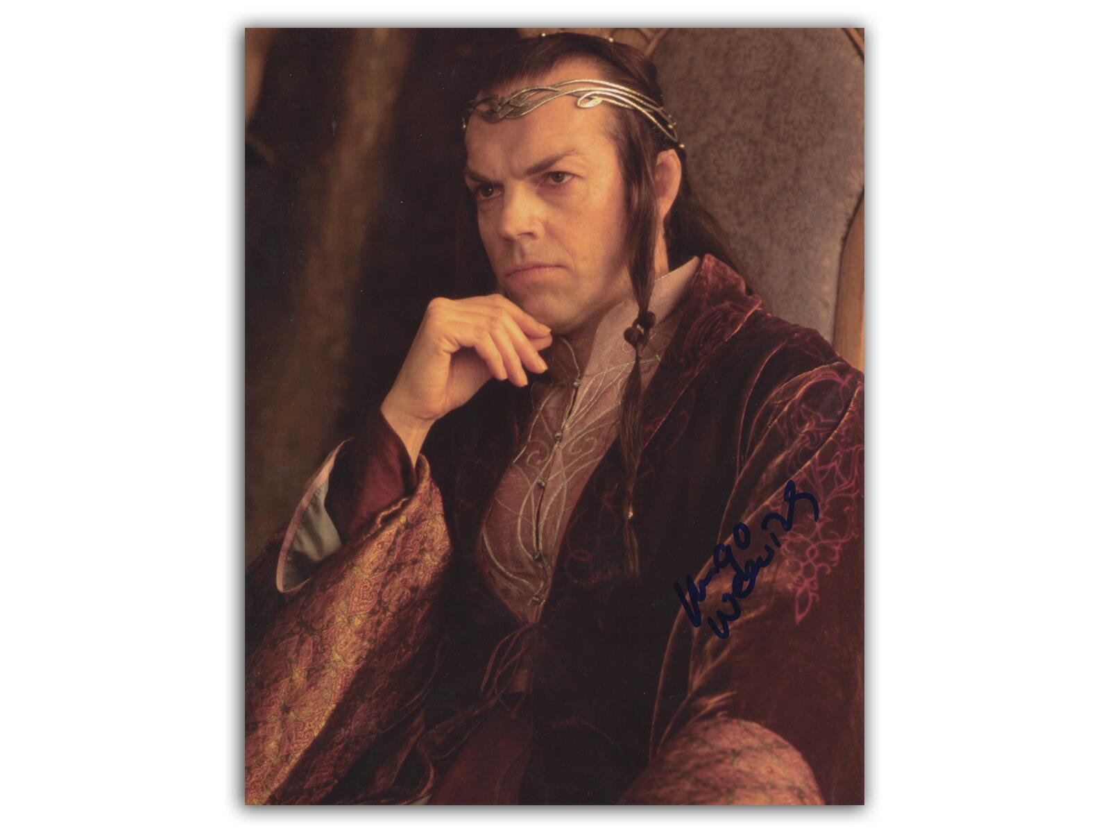 Hugo Weaving Autograph | 'Elrond' Lord of the Rings