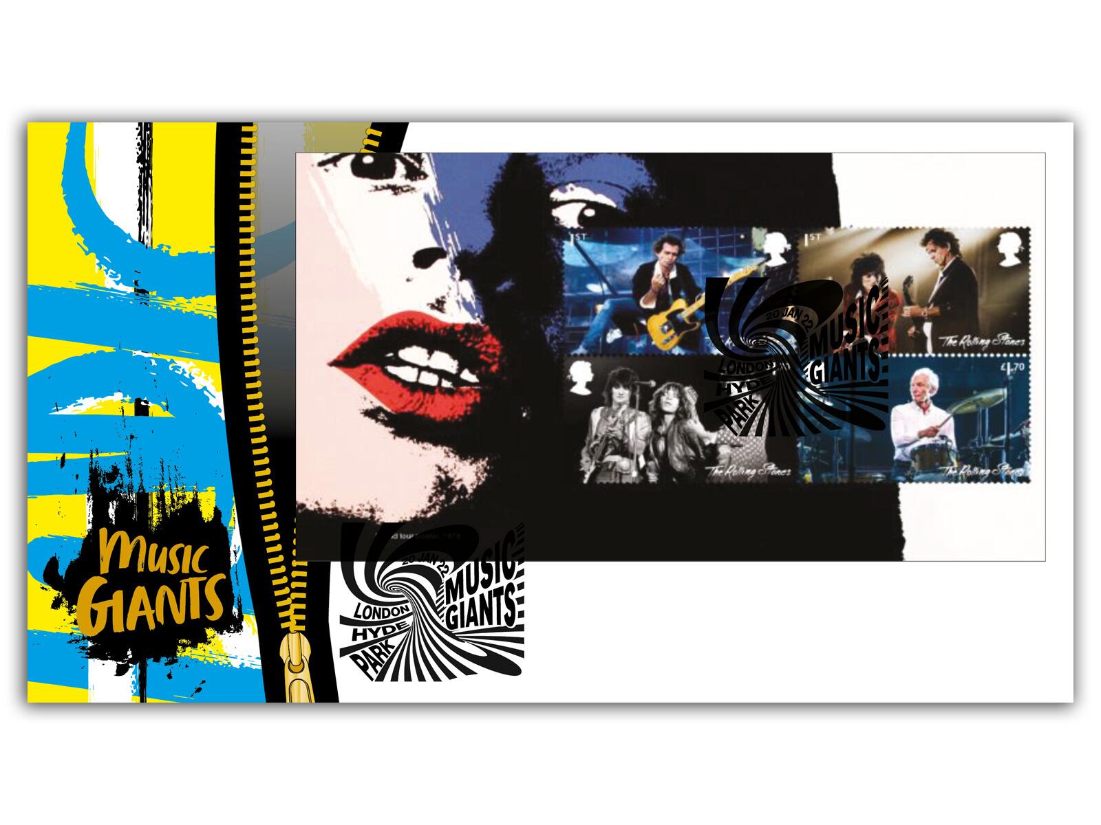 The Rolling Stones, World Tour Poster 1978 Prestige Booklet Pane