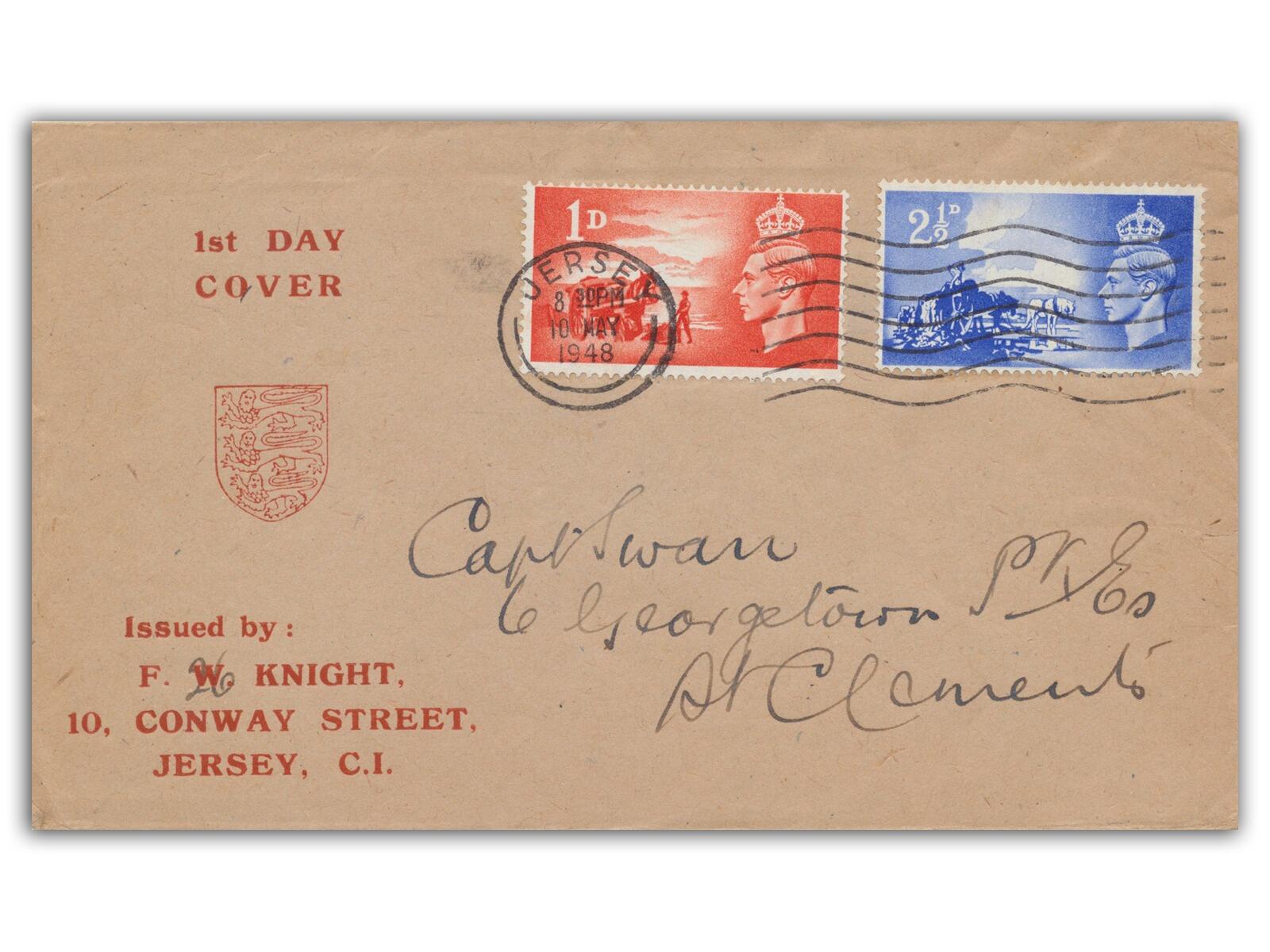 1948 Liberation, Jersey Slogan, Knight Cover