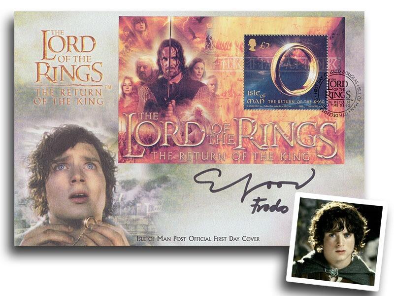 Elijah Wood 'Frodo Baggins' Signed | Lord of the Rings, New Zealand stamps (version 2)