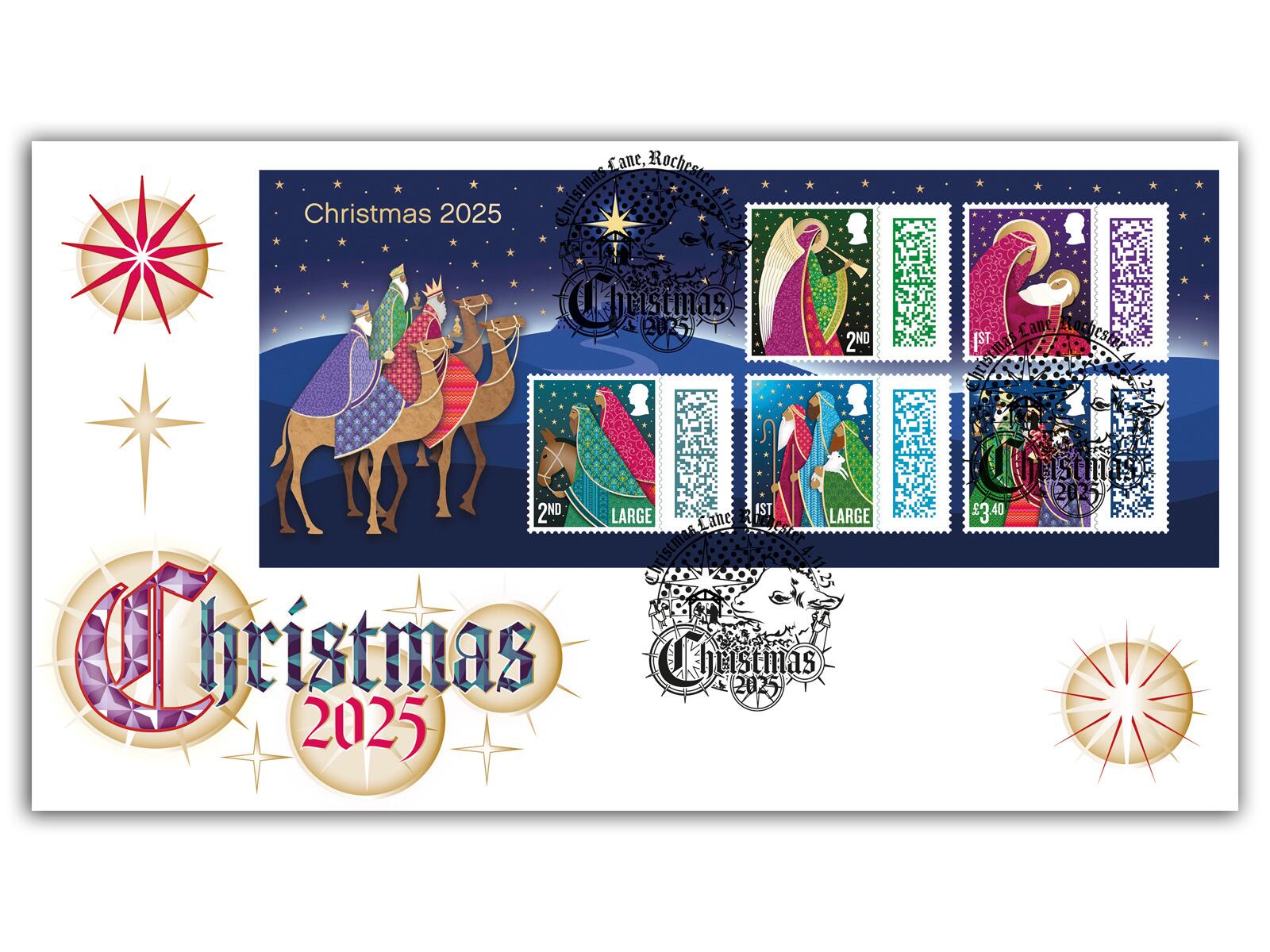 Christmas 2025 Miniature Sheet First Day Cover