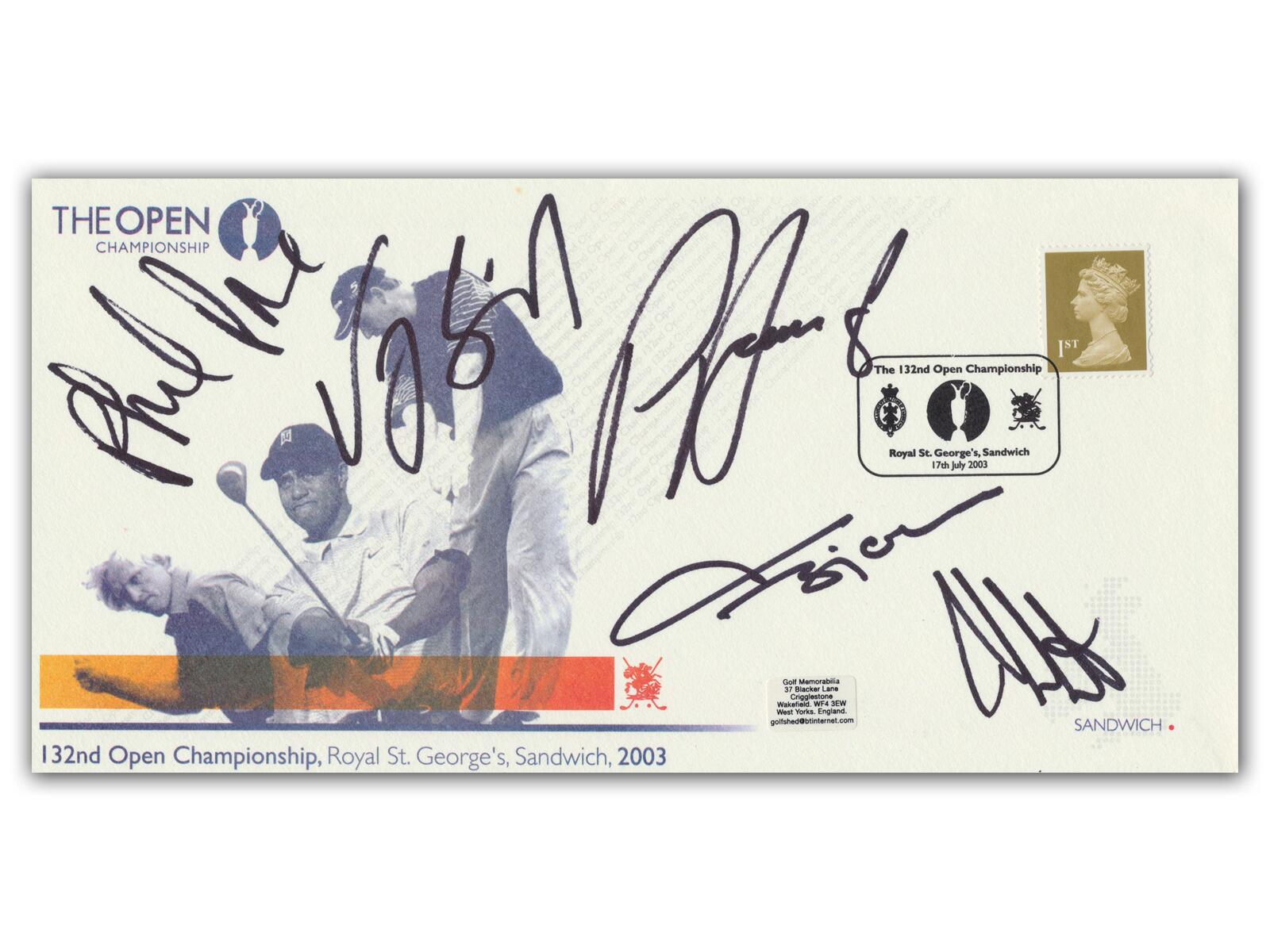 2003 132nd The Open Multi-Signed