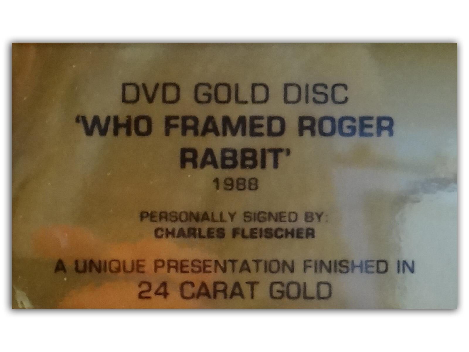 Charles Fleischer Autograph | Framed Collectible