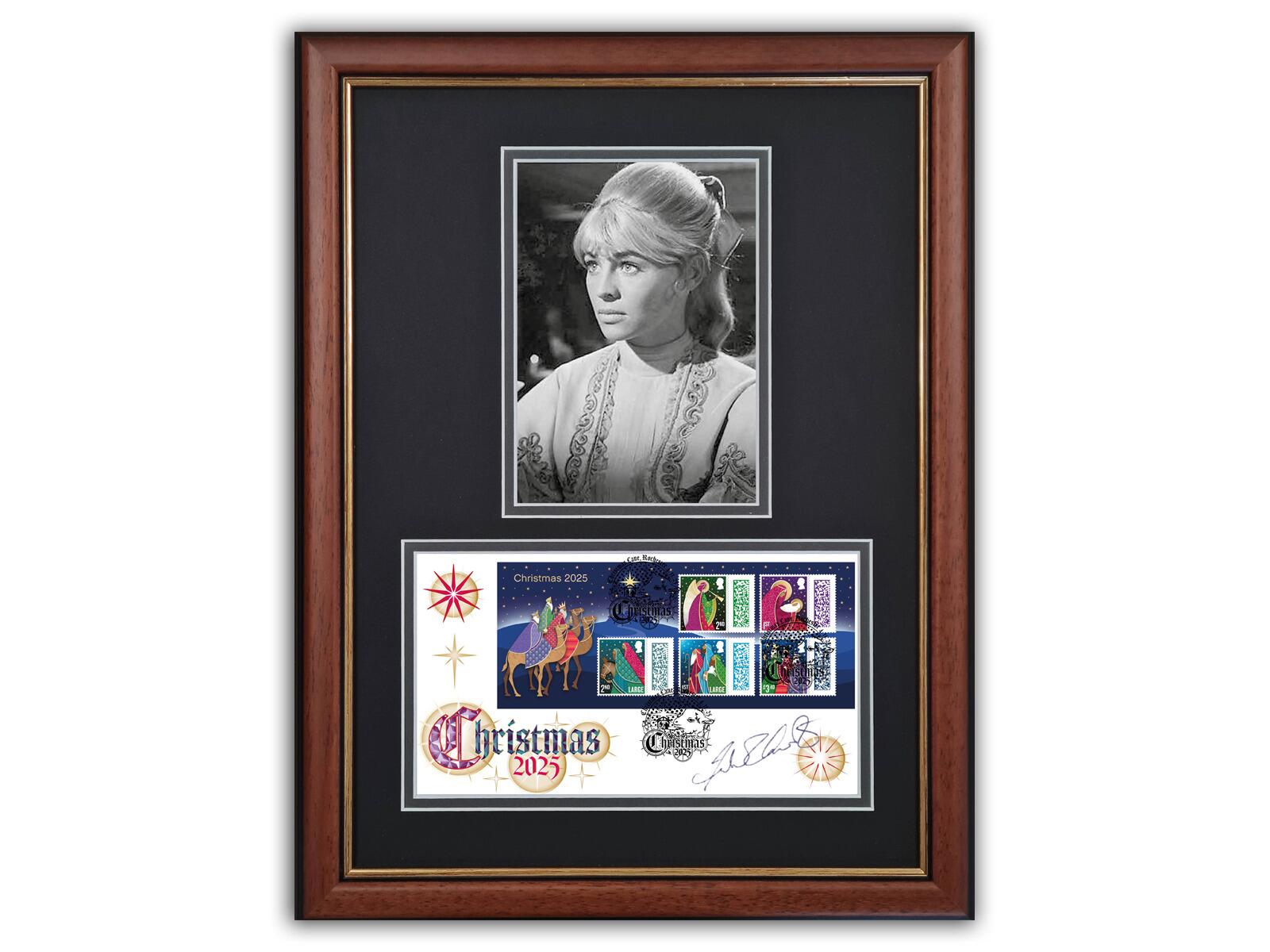 Julie Christie 'Dr Zhivago' autographed | Brown Frame