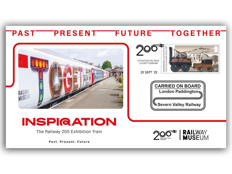Rail 200 Exhibition Train | Steam Locomotive Single Stamp