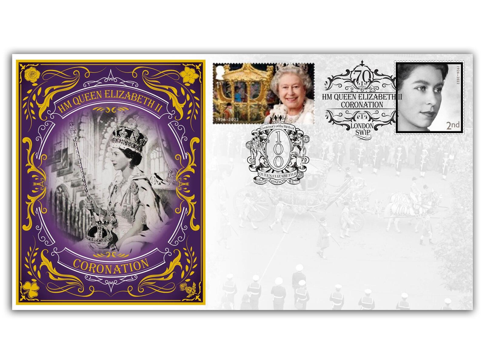 QEII Coronation Platinum Jubilee w/ Centenary Stamp Collectible | 2026