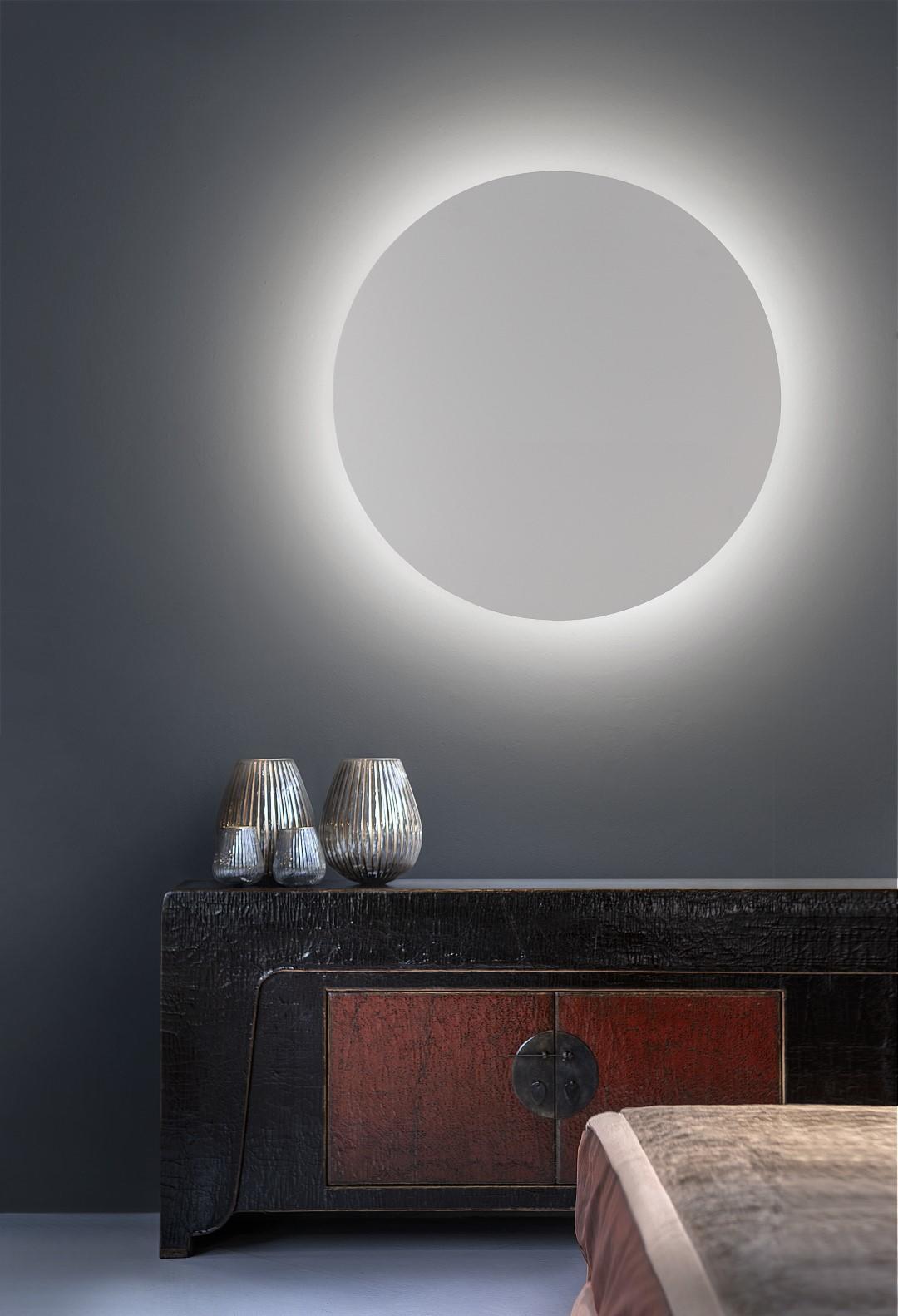 large round wall light