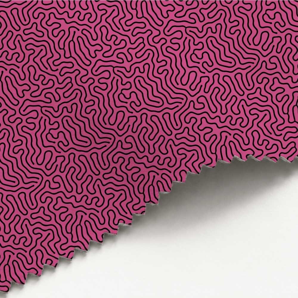 Pink Turing Luxury Velvet Fabric