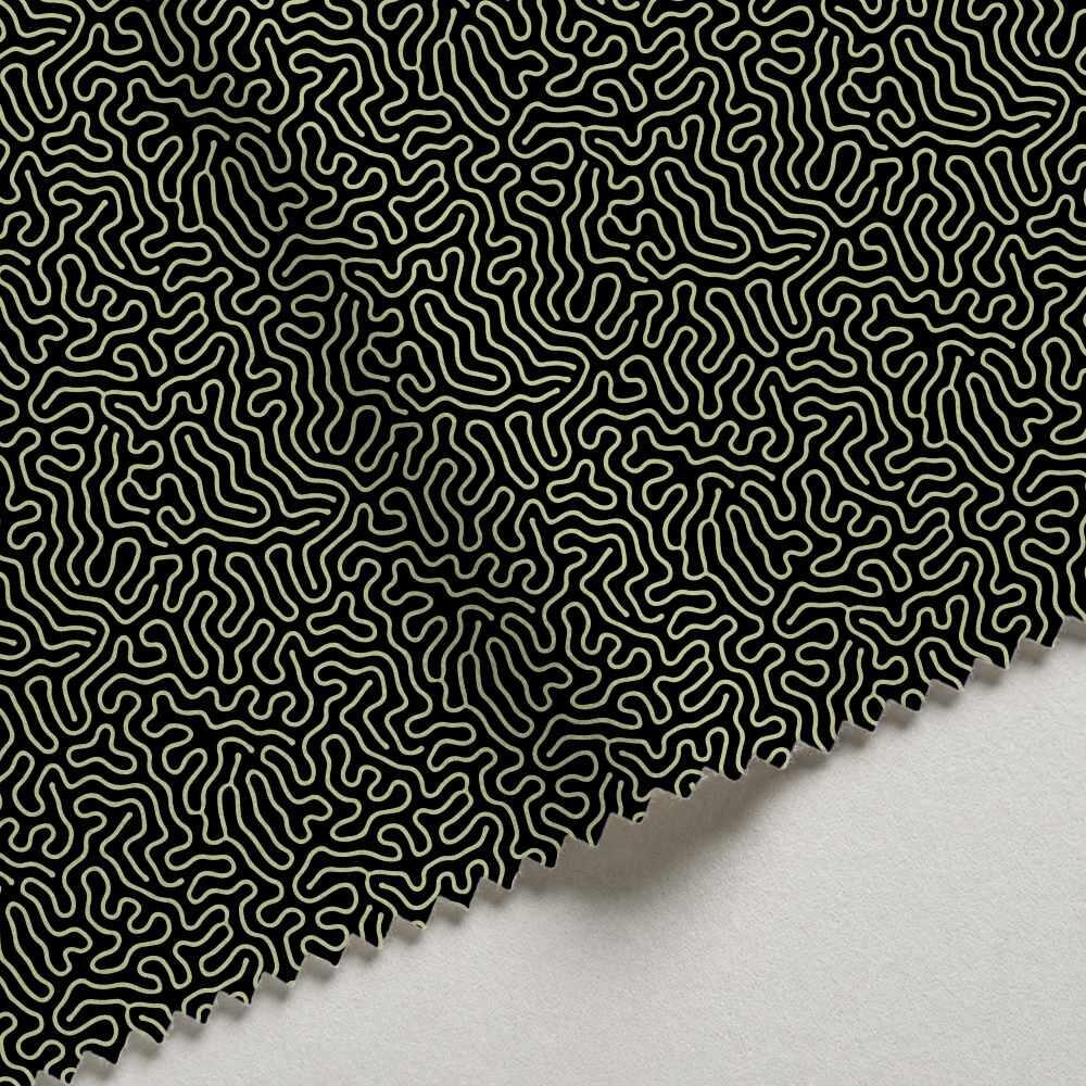 Green Turing Velvet Fire Retardant Fabric