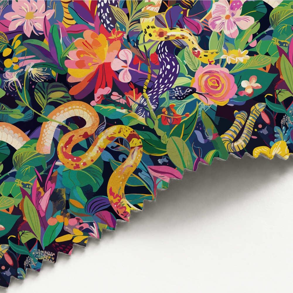 Venomous Vines Luxury Velvet Fabric