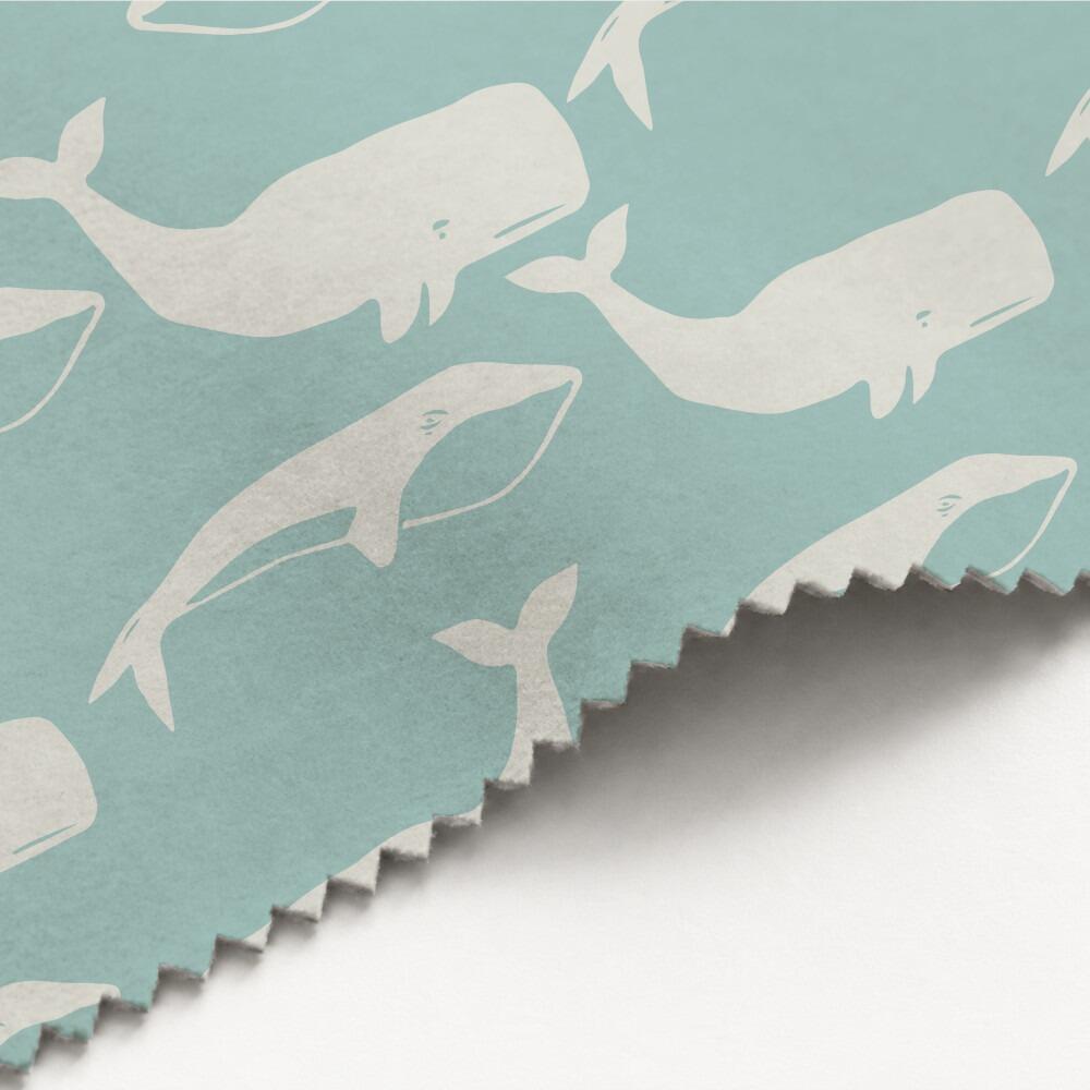 Green Whale Luxury Velvet Fabric