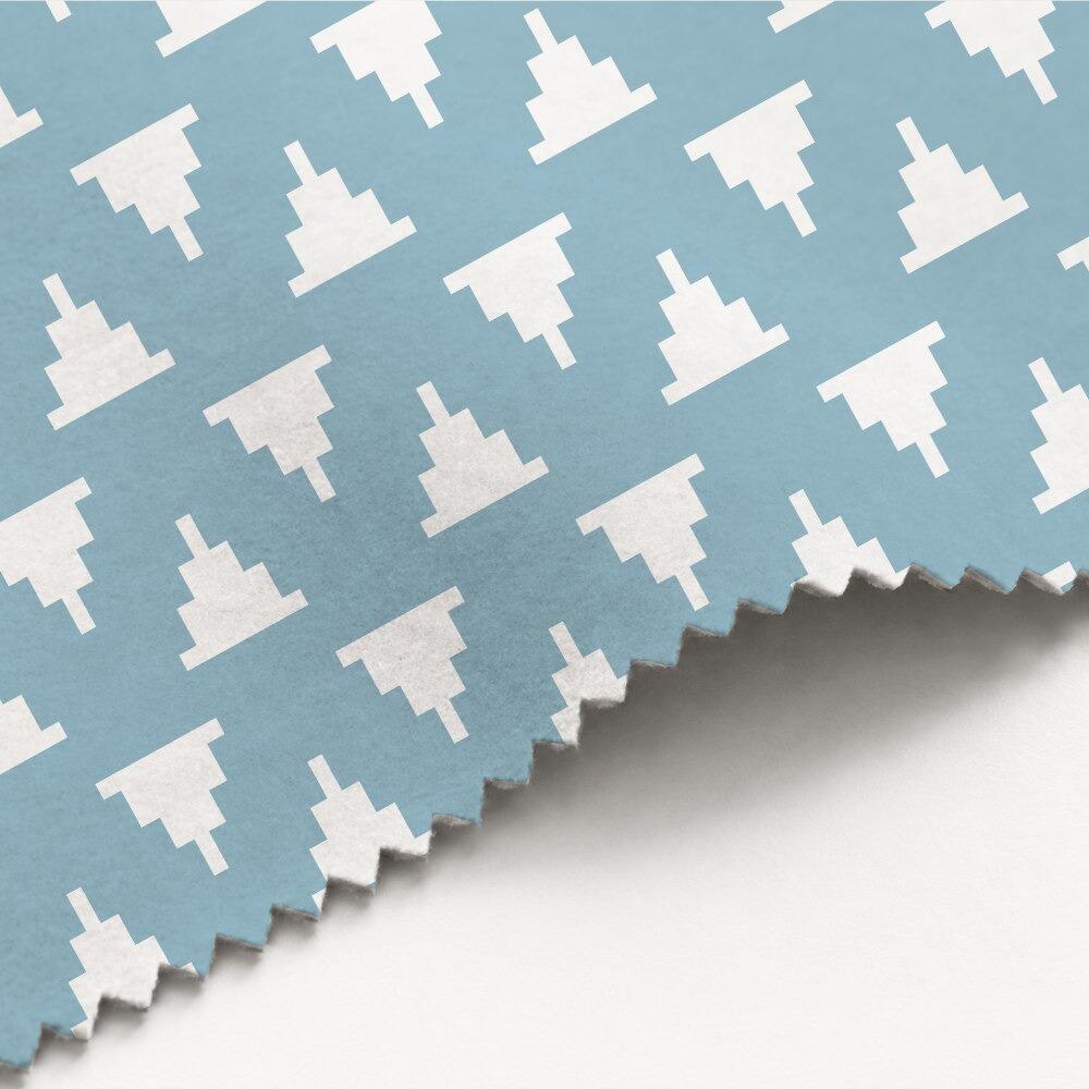 Blue Kilim Luxury Velvet Fabric