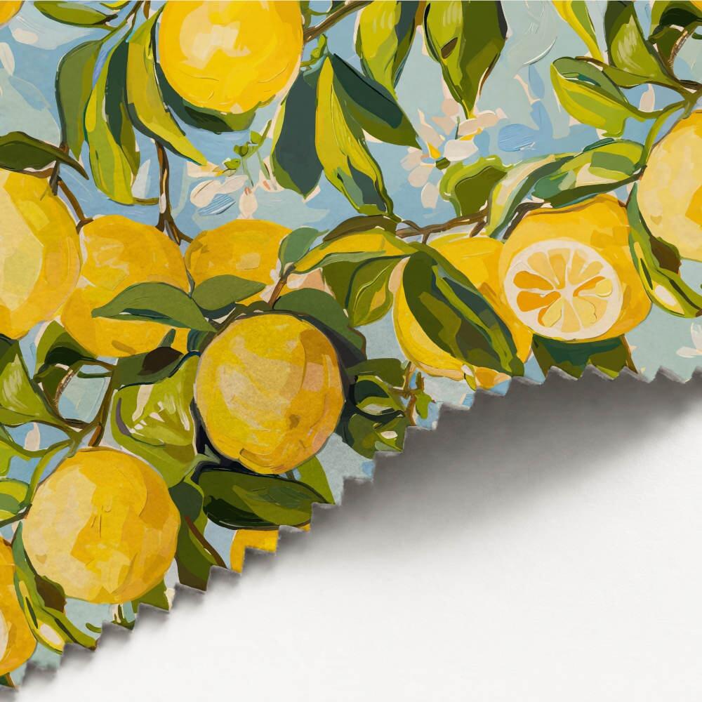 Lemon Zest Luxury Velvet Fabric
