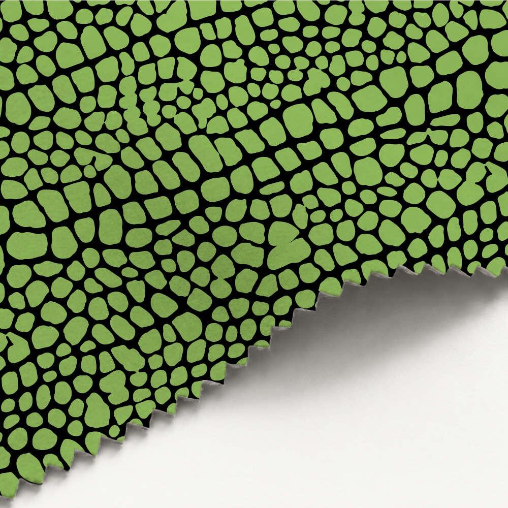 Bright Green Snakeskin Luxury Velvet Fabric