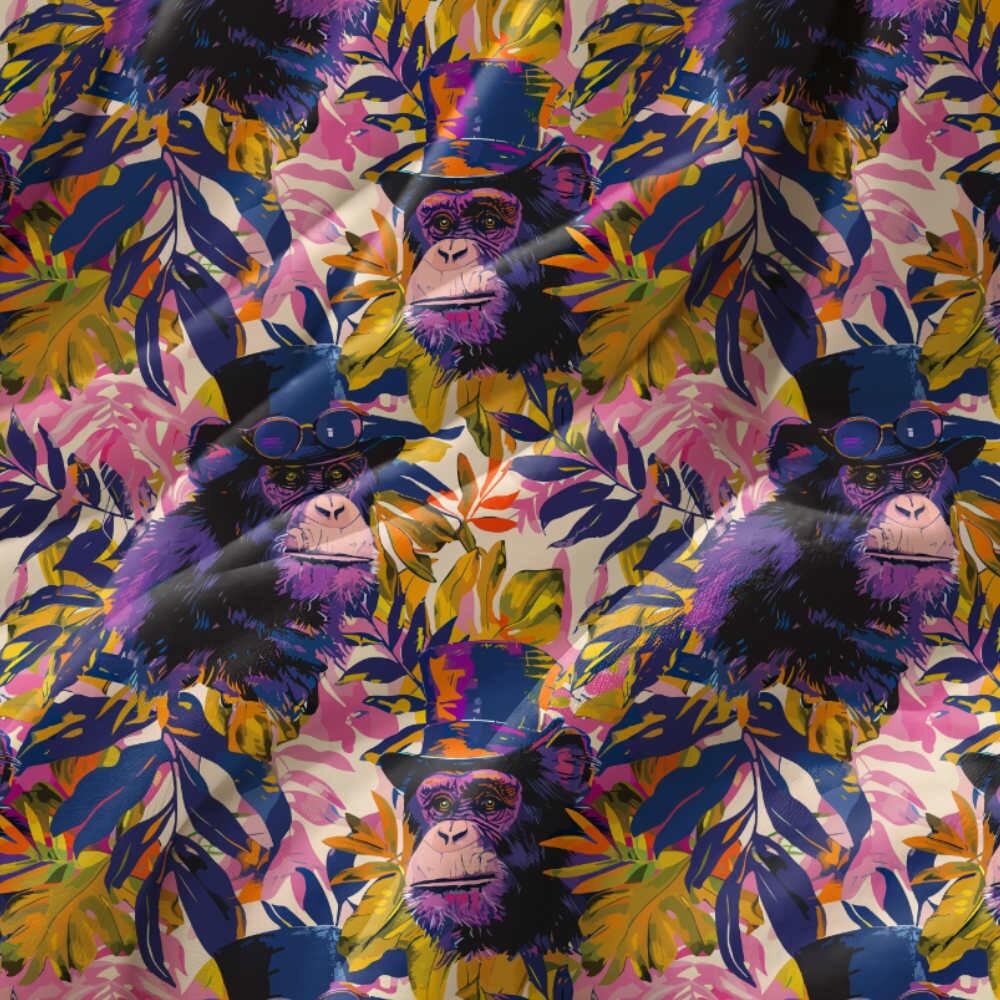 Ape Couture Suede Waterproof FR Fabric Pattern