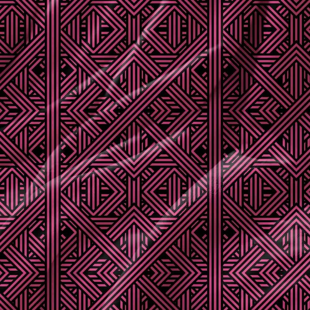 Bright Pink Weave Luxury Velvet Fabric