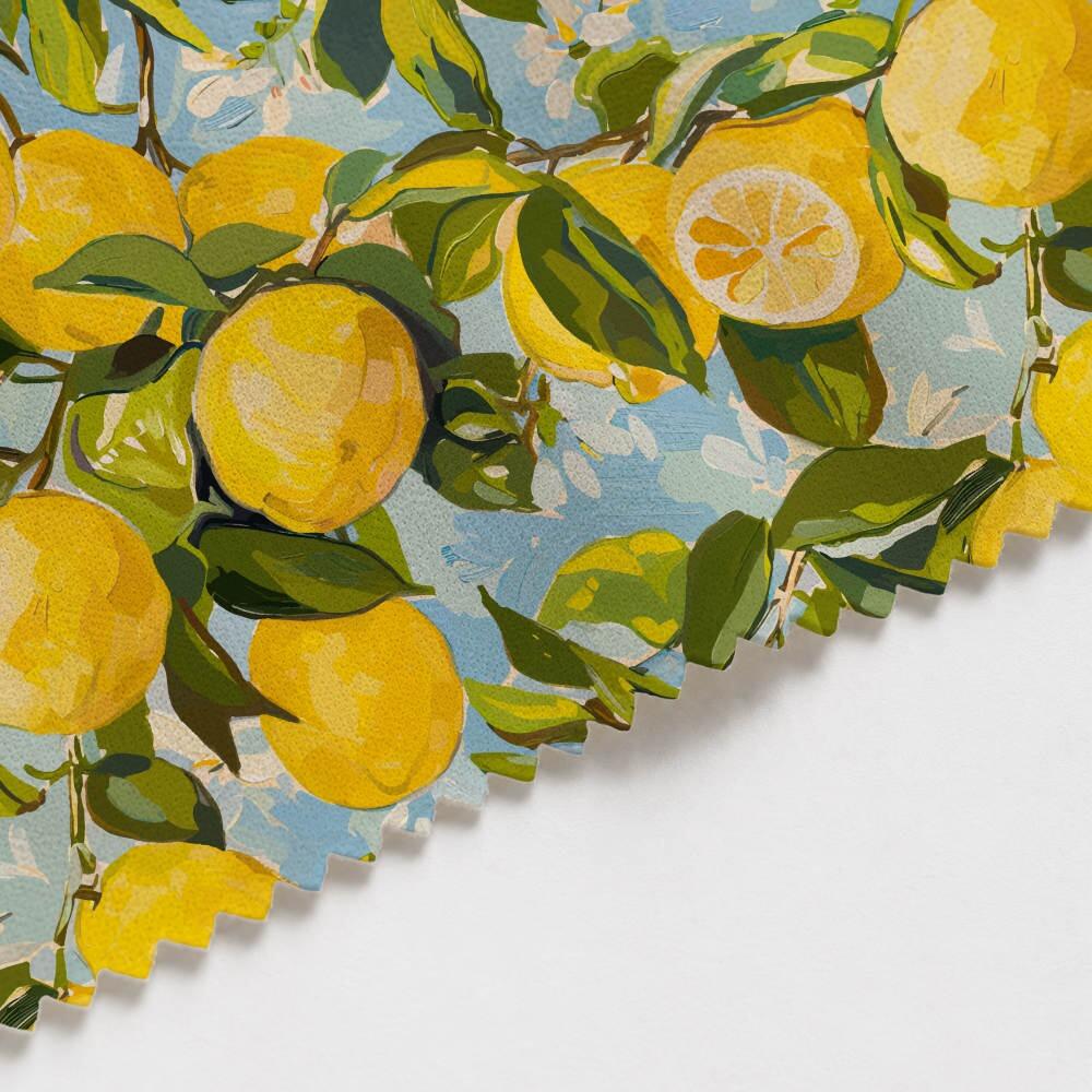 Lemon Zest Suede Waterproof FR Fabric