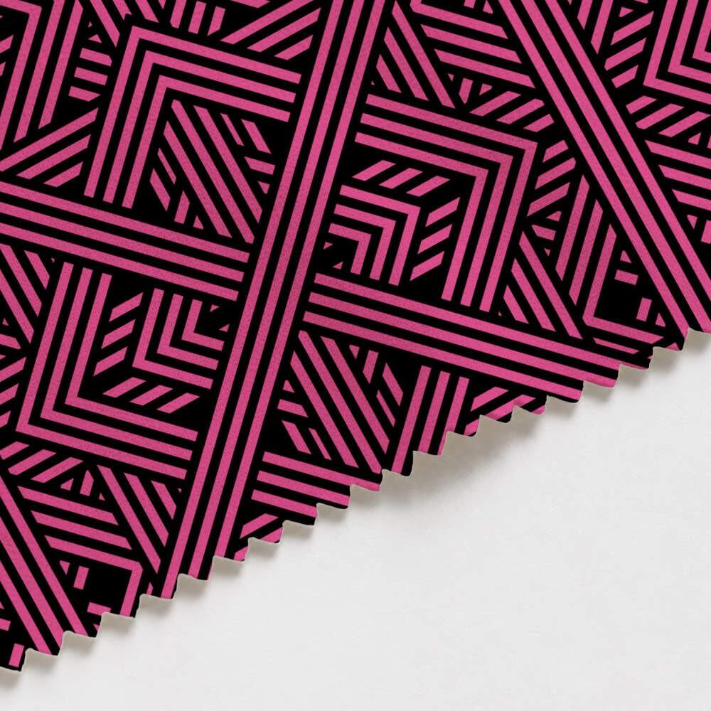 Bright Pink Weave Suede Waterproof FR Fabric