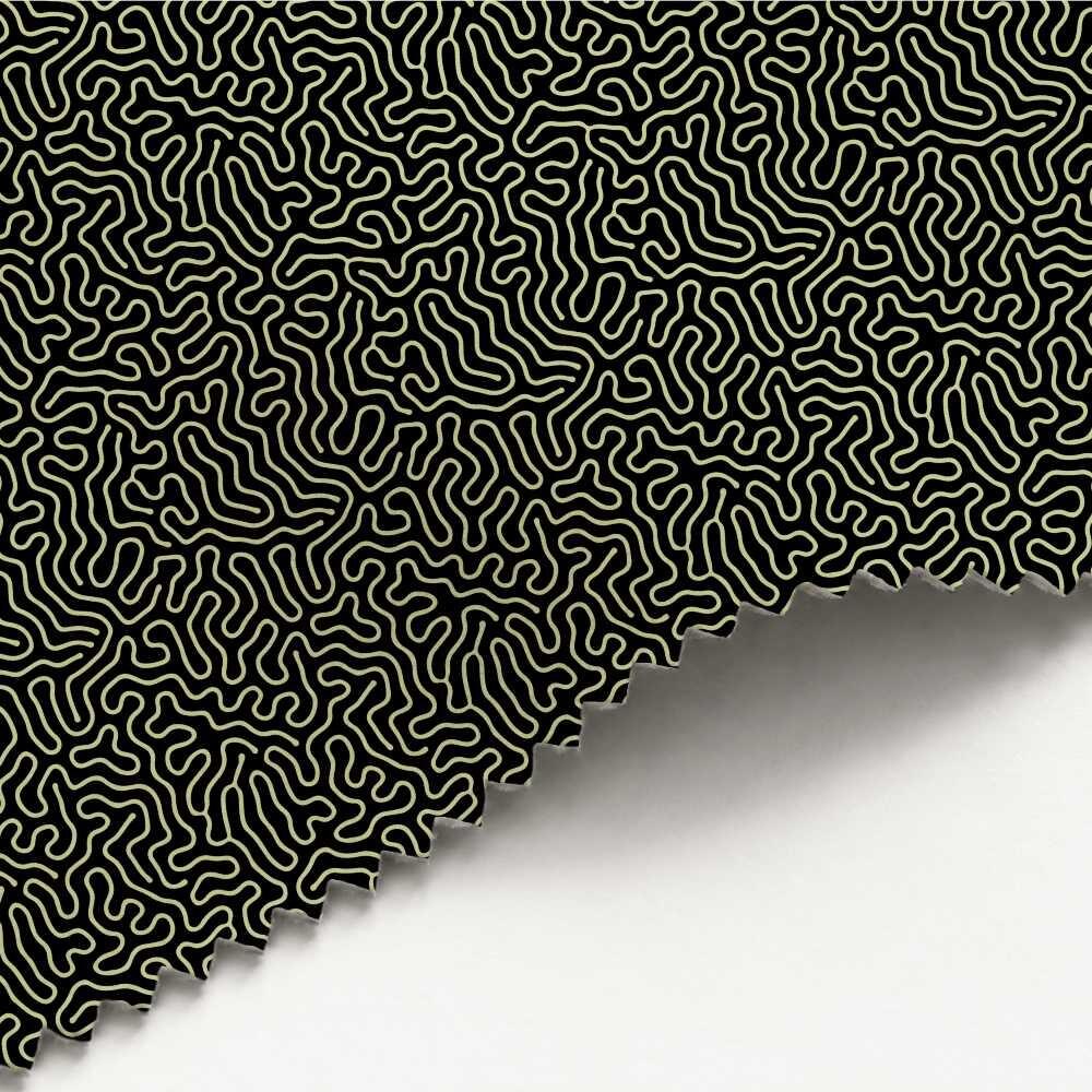 Green Turing Luxury Velvet Fabric