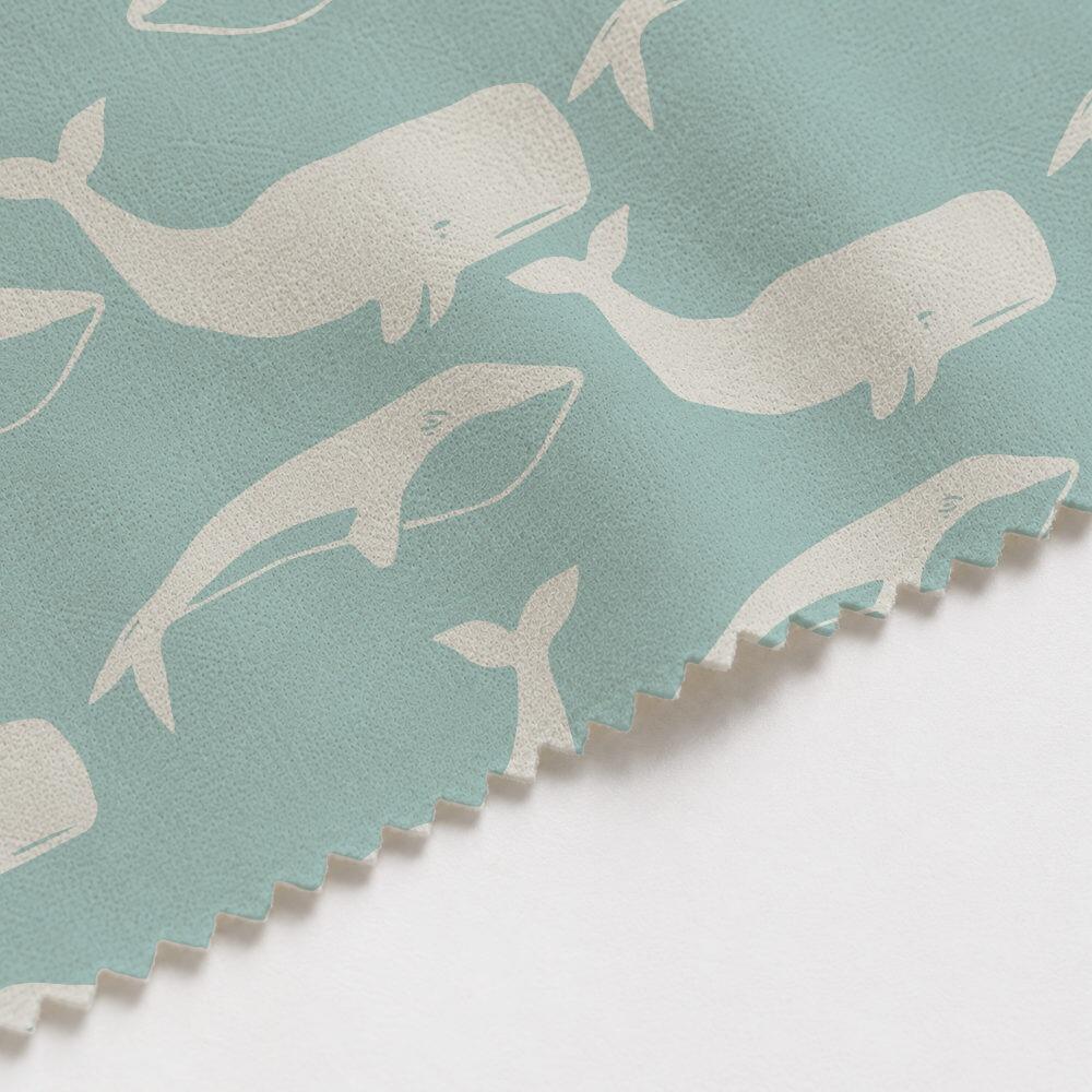 Green Whale Suede Waterproof FR Fabric